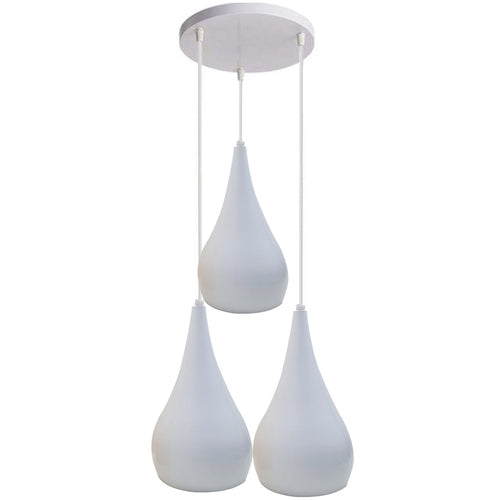 3 Head Cluster Pendant Light Hanging Ceiling Light Lamp Teardrop