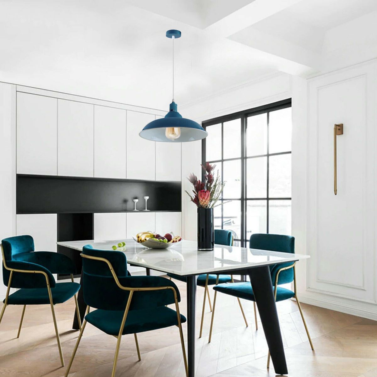 Modern Ceiling Barn Pendant Light Various Colours
