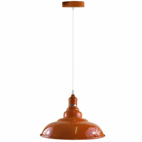 Modern Ceiling Barn Pendant Light Various Colours