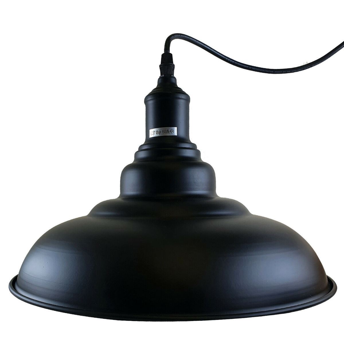 Modern Ceiling Barn Pendant Light Various Colours