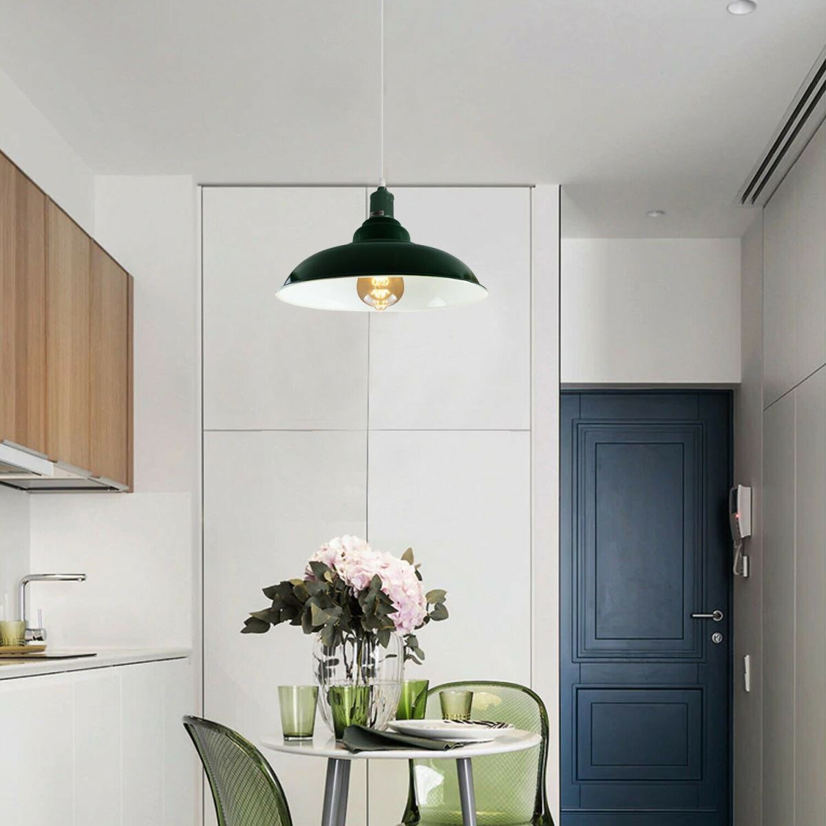 Modern Ceiling Barn Pendant Light Various Colours