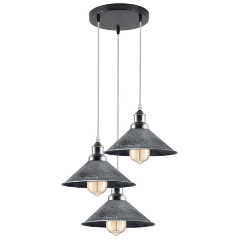 3 Pendant Light Fixture Metal Colours