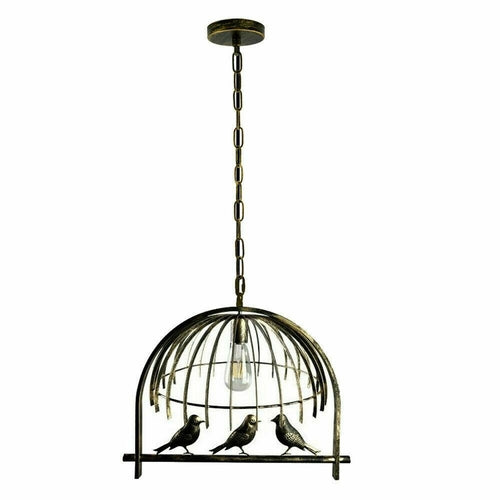 Bird Cage Ceiling Light With FREE Bulb
