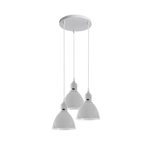 Ceiling Pendant Light Red 3 Shade Lighting