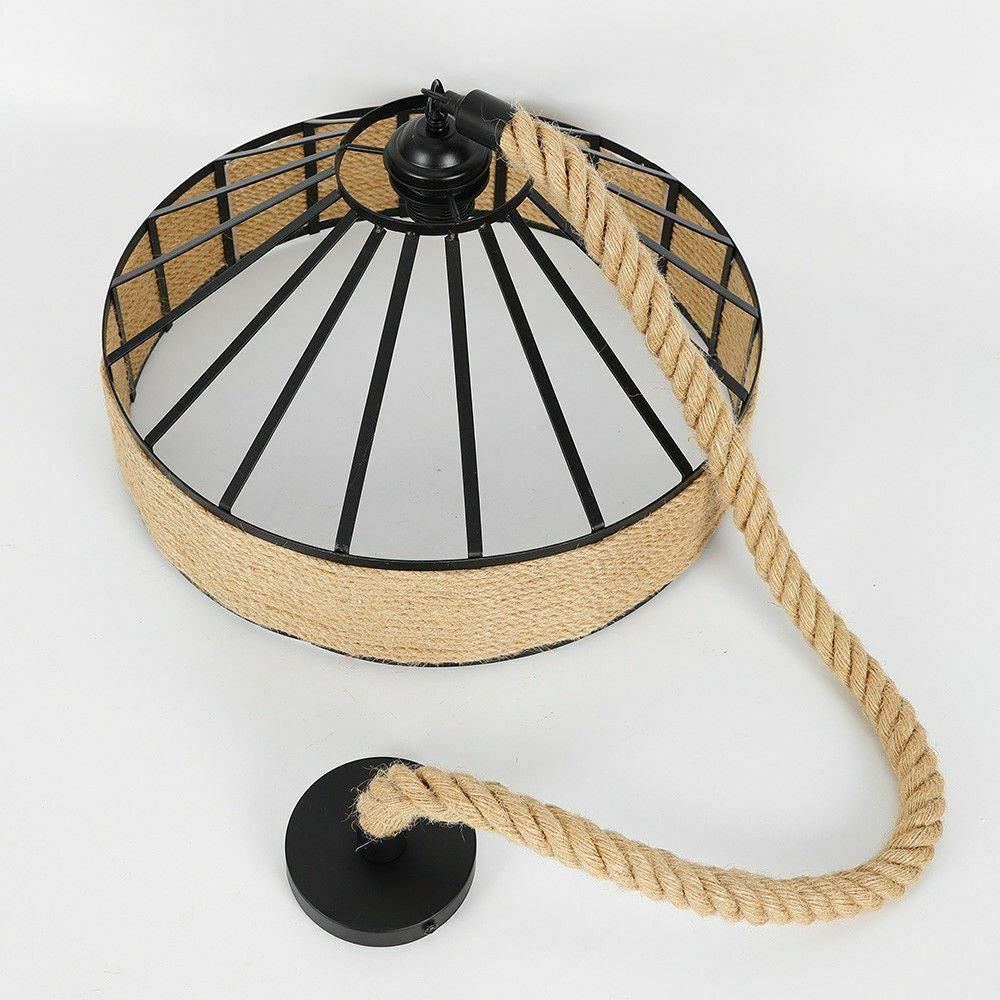 Isla / Adjustable Hemp Rope Pendant Light