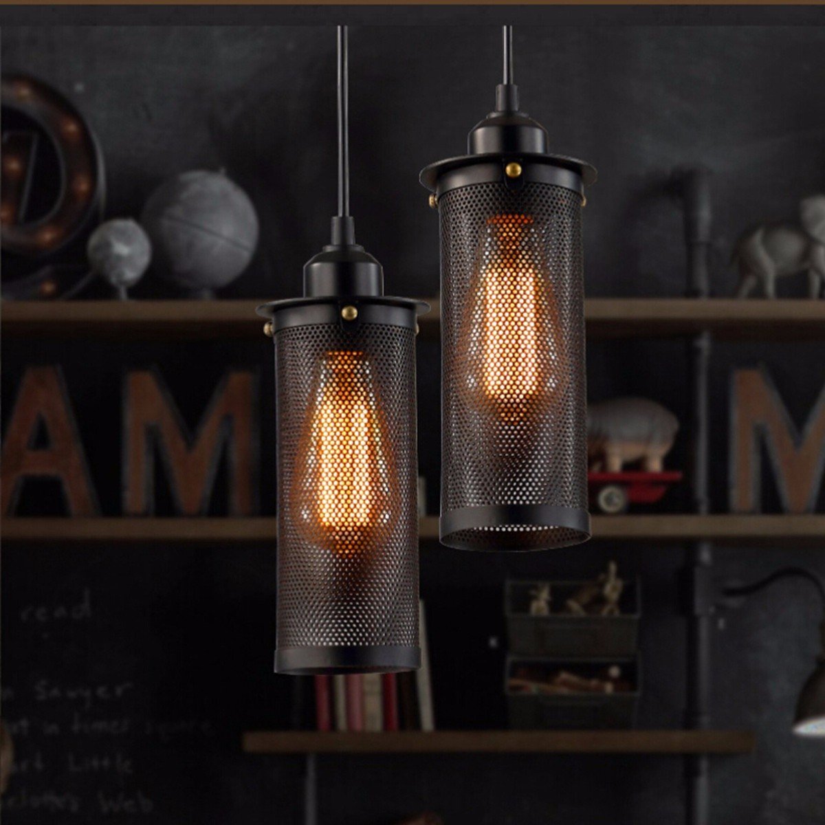 Modern Vintage Industrial Retro Loft Ceiling Pendant Lampshade