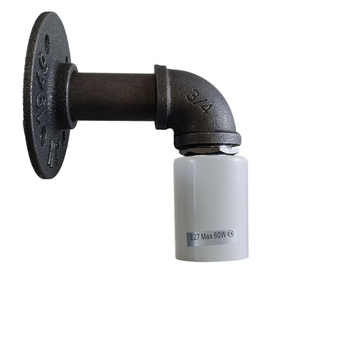 Water Pipe Wall Lamp Industrial style single wall light fitting