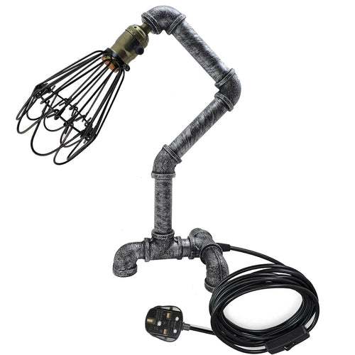 Morvoren Waterpipe Desk Lamp Industrial Meets Mermaid Whimsy - Loving you back ♥️ Free P&P