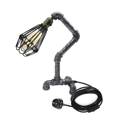 Morvoren Waterpipe Desk Lamp Industrial Meets Mermaid Whimsy - Loving you back ♥️ Free P&P