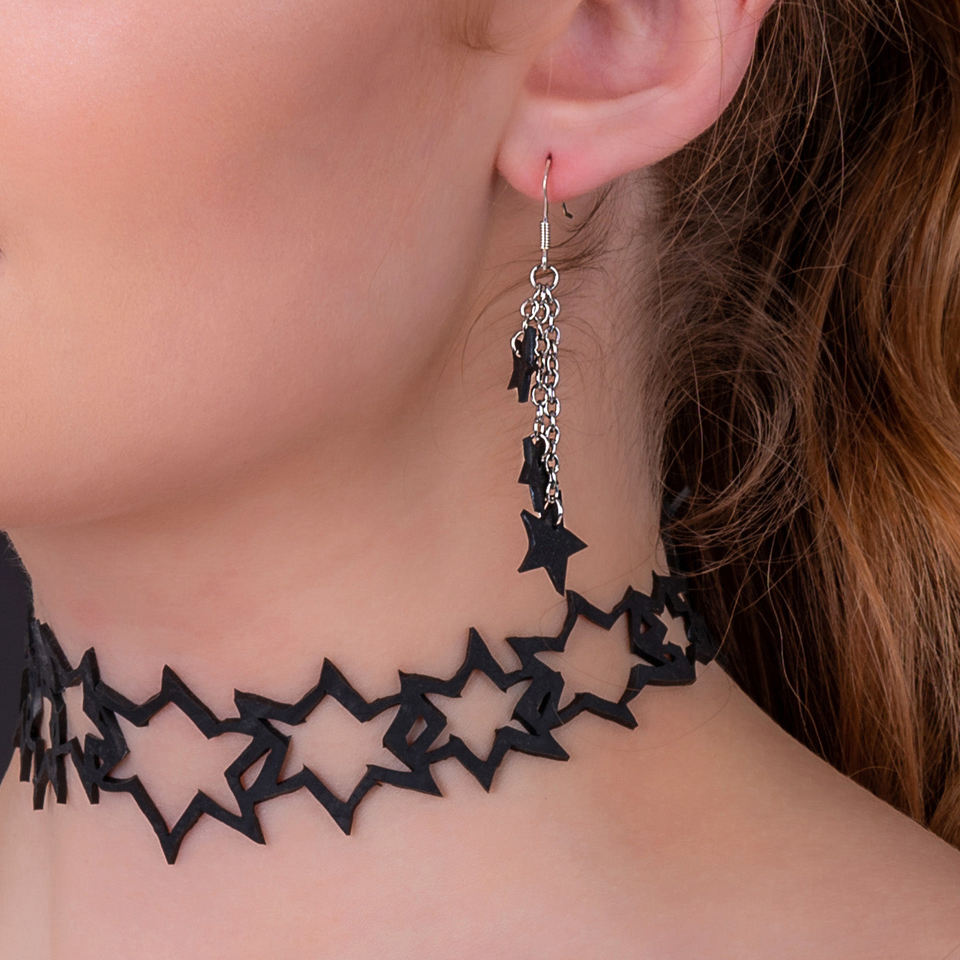 Stars Rubber Earrings