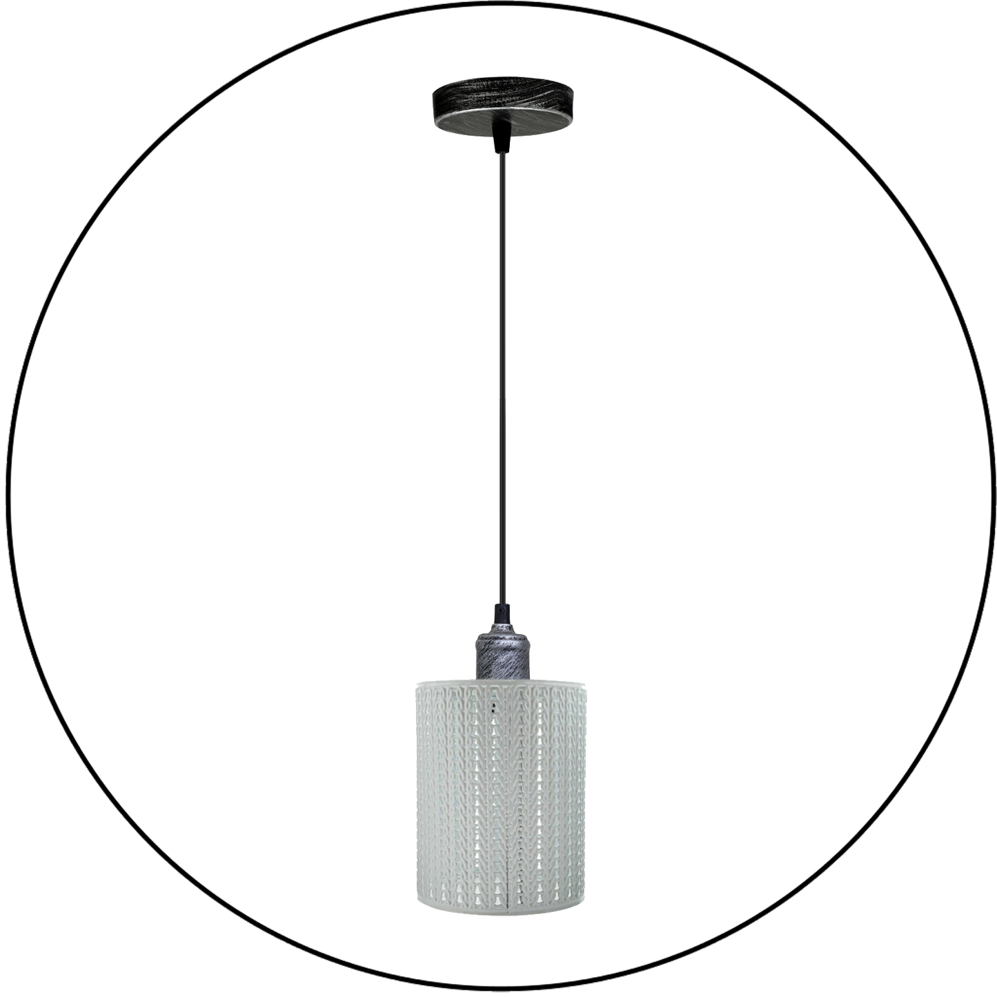 Vintage Industrial Metal Ceiling Pendant Pattern Shade Modern
