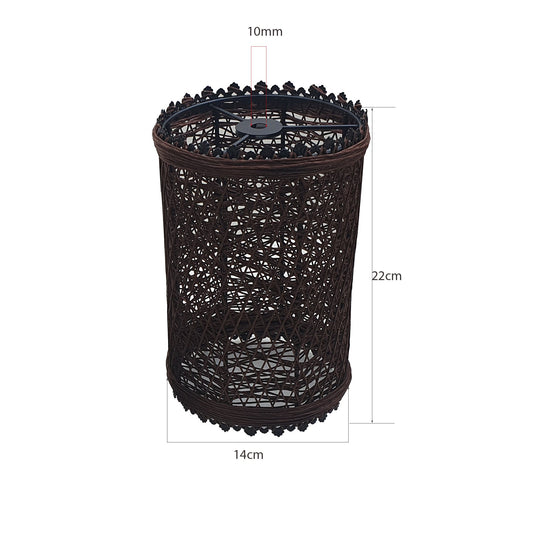 Rattan Soft Industrial Pendant Light