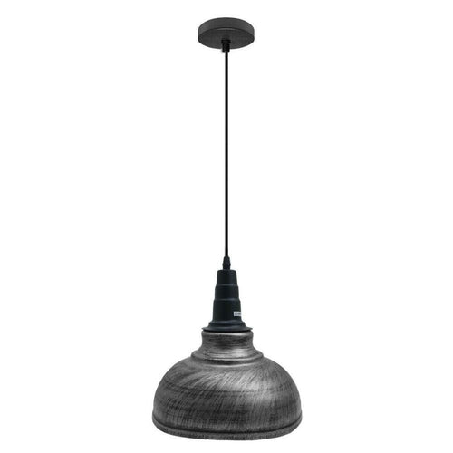 Curvy Pendant Lighting Metal Industrial Vintage
