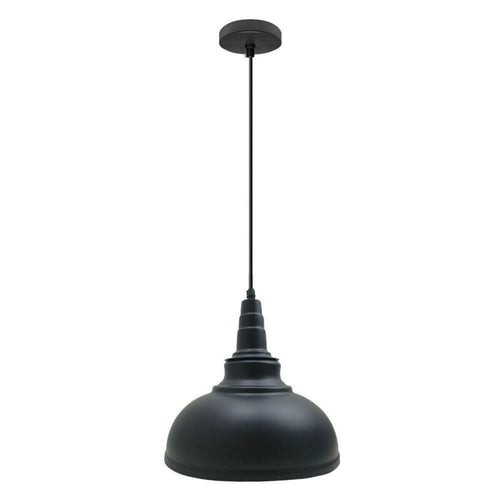 Curvy Pendant Lighting Metal Industrial Vintage