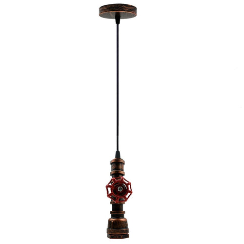 Ceiling Water Pipe Light E27 Loft Light