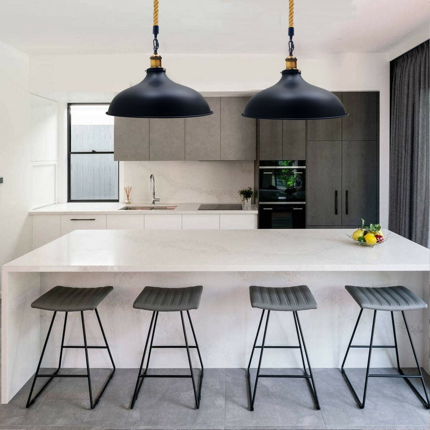 Vintage Industrial Loft Style Ceiling Pendant Light Lamp Shade