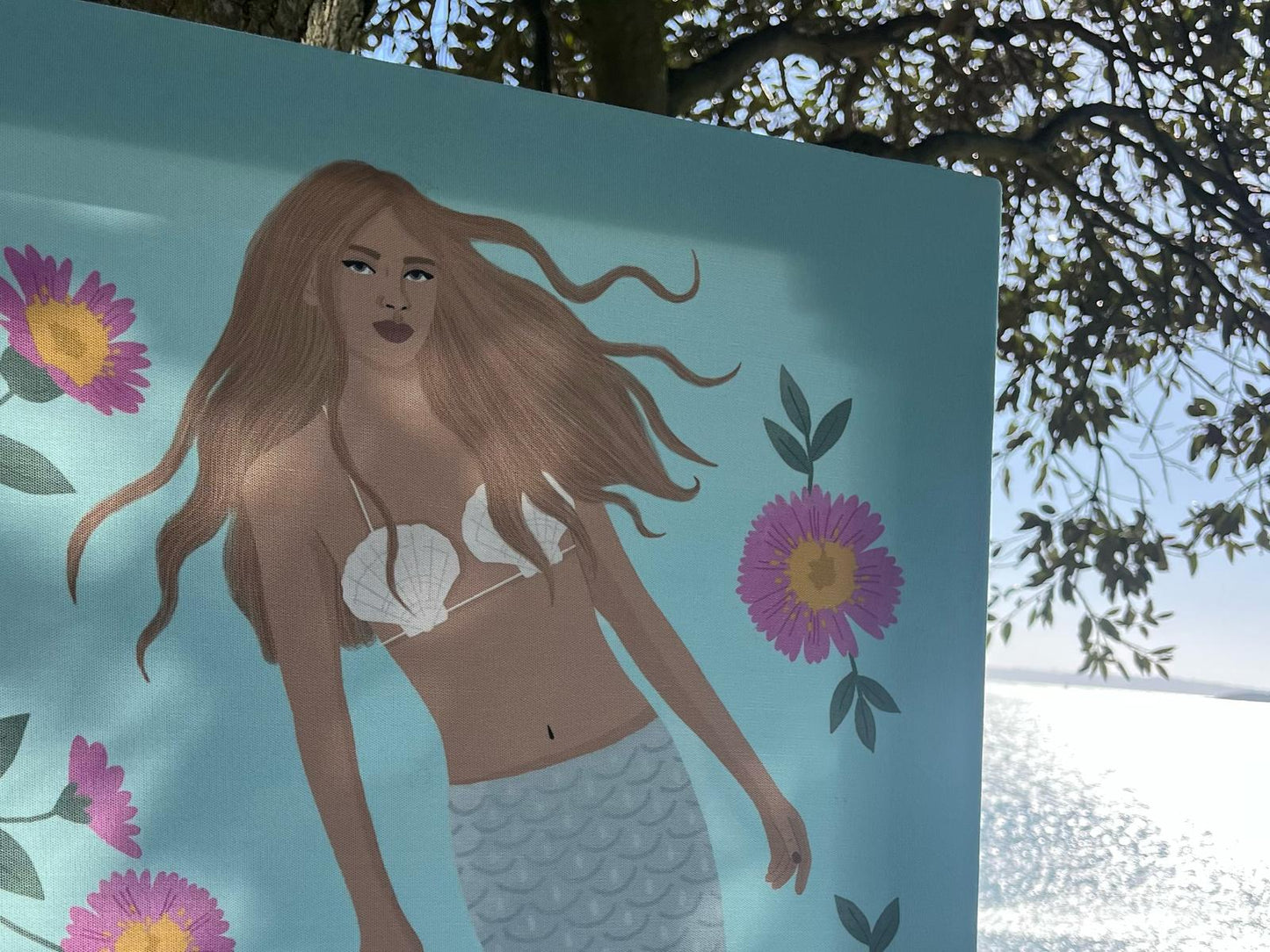 Senara Sea Whisper Mermaid Canvas