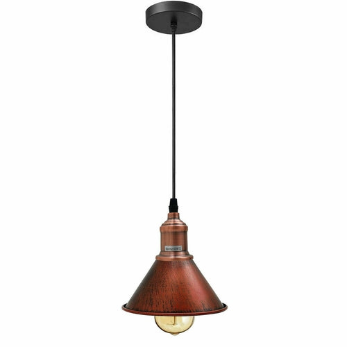 Modern Vintage Ceiling Pendant Light Cone Shade Shape Hanging Light