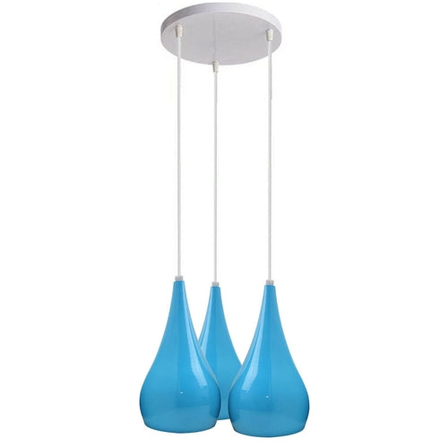 3 Head Cluster Pendant Light Hanging Ceiling Light Lamp Teardrop