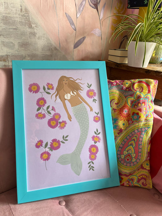 Senara Sea Pearl A3 Art Print - Loving You Back ♥️ Free P&P