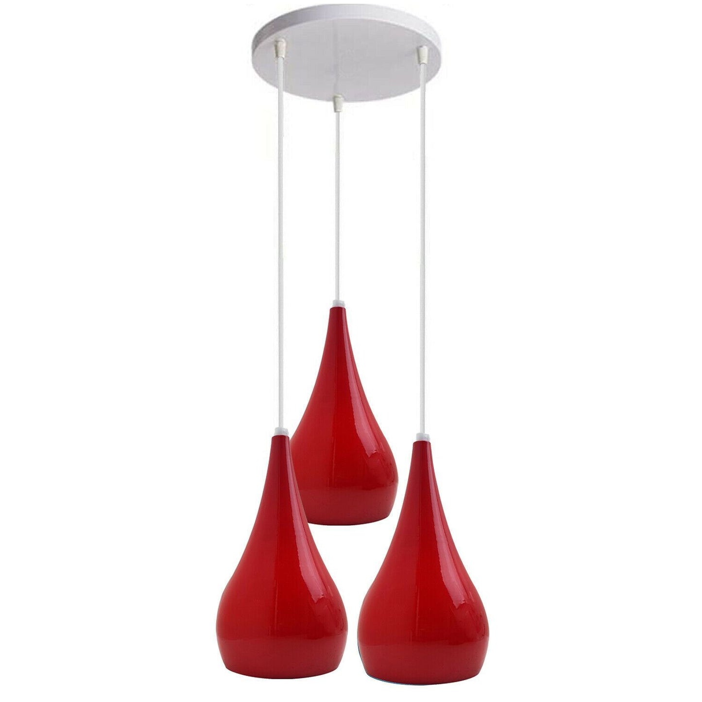 3 Head Cluster Pendant Light Hanging Ceiling Light Lamp Teardrop
