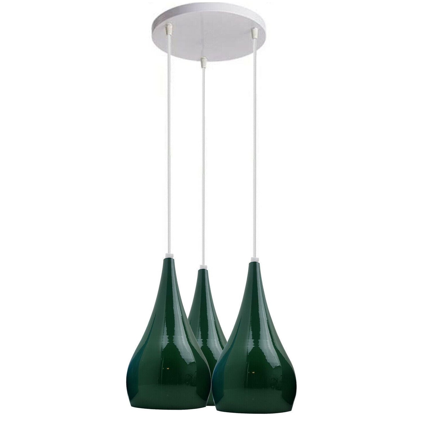 3 Head Cluster Pendant Light Hanging Ceiling Light Lamp Teardrop