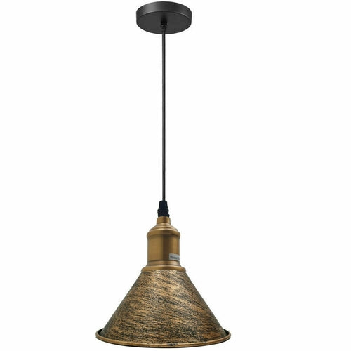 Modern Vintage Ceiling Pendant Light Cone Shade Shape Hanging Light