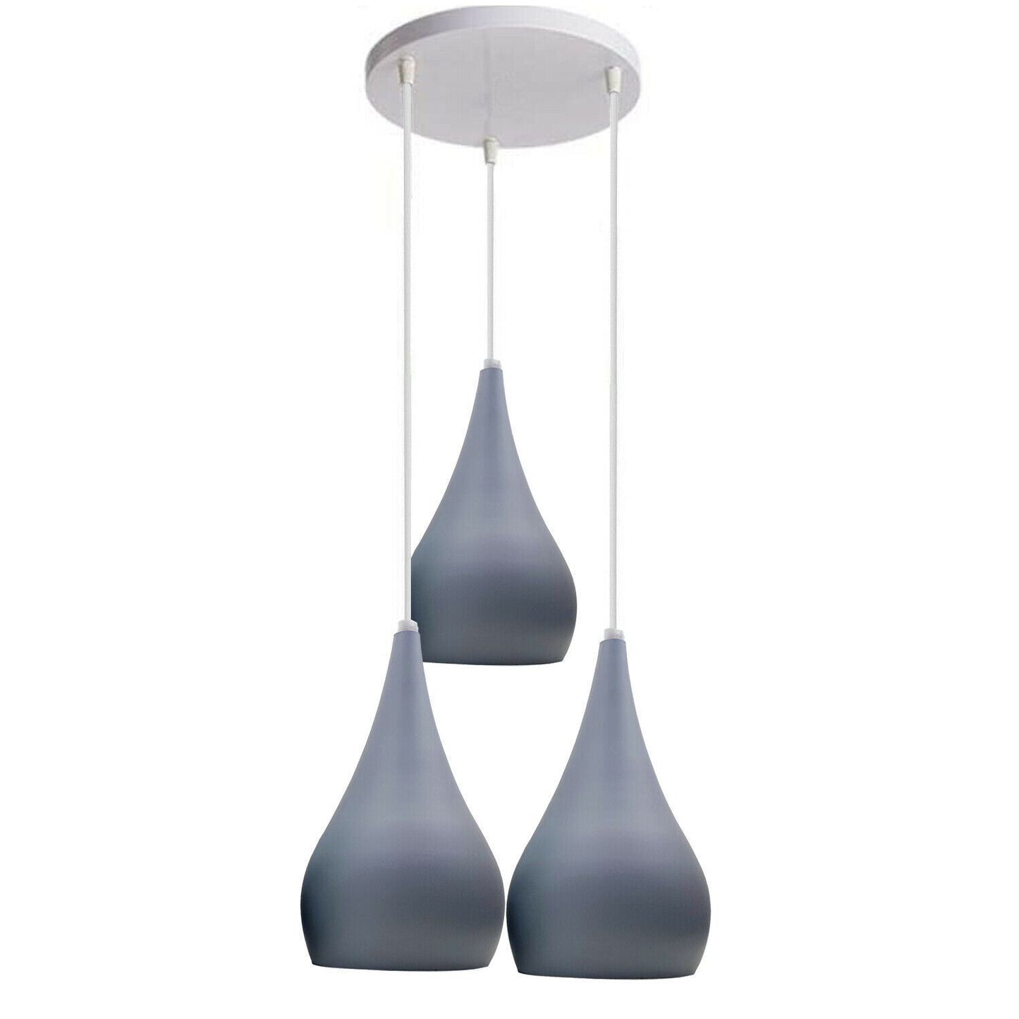 3 Head Cluster Pendant Light Hanging Ceiling Light Lamp Teardrop