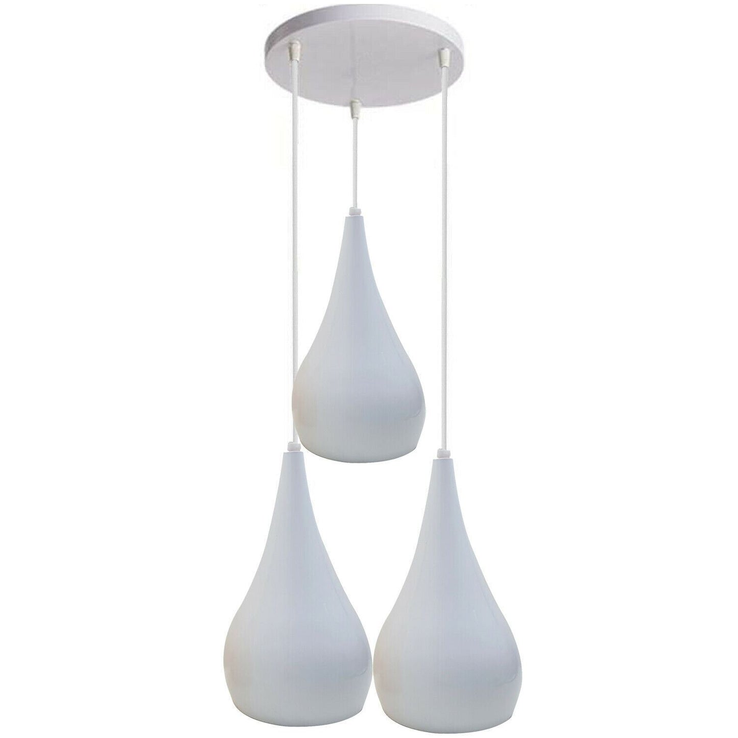 3 Head Cluster Pendant Light Hanging Ceiling Light Lamp Teardrop