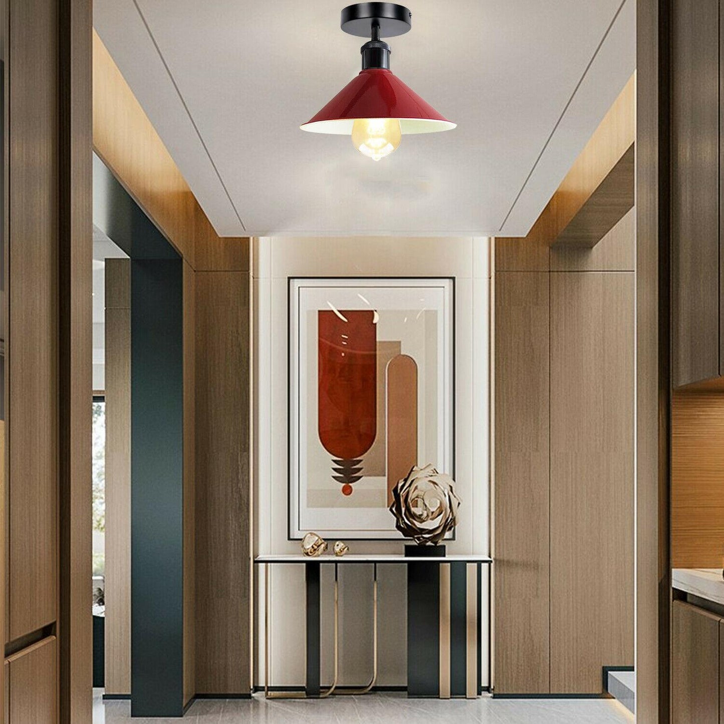 Ario – Industrial Metal Shade Lighting for Modern Living Rooms
