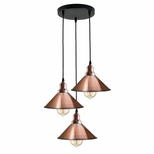 3 Pendant Light Fixture Metal Colours