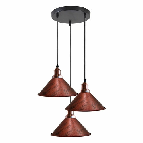 3 Pendant Light Fixture Metal Colours