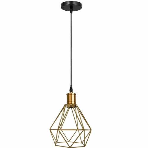 Zadie Modern Diamond Cage Pendant Light