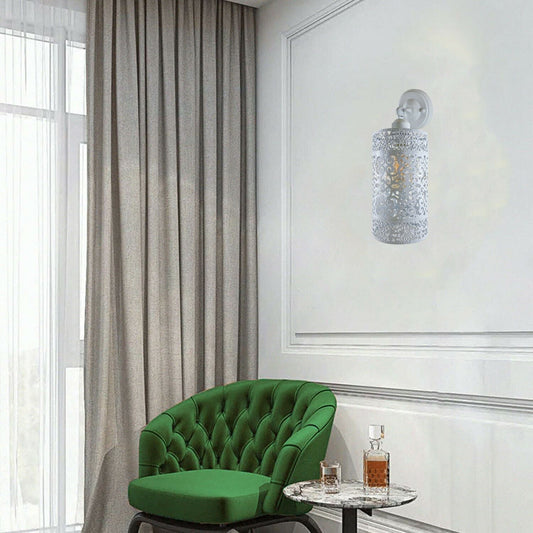 Elliot Cut Out White Soft Industrial Wall Lights