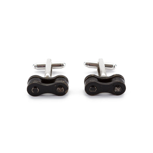 Recycled Bike Chain Cufflinks