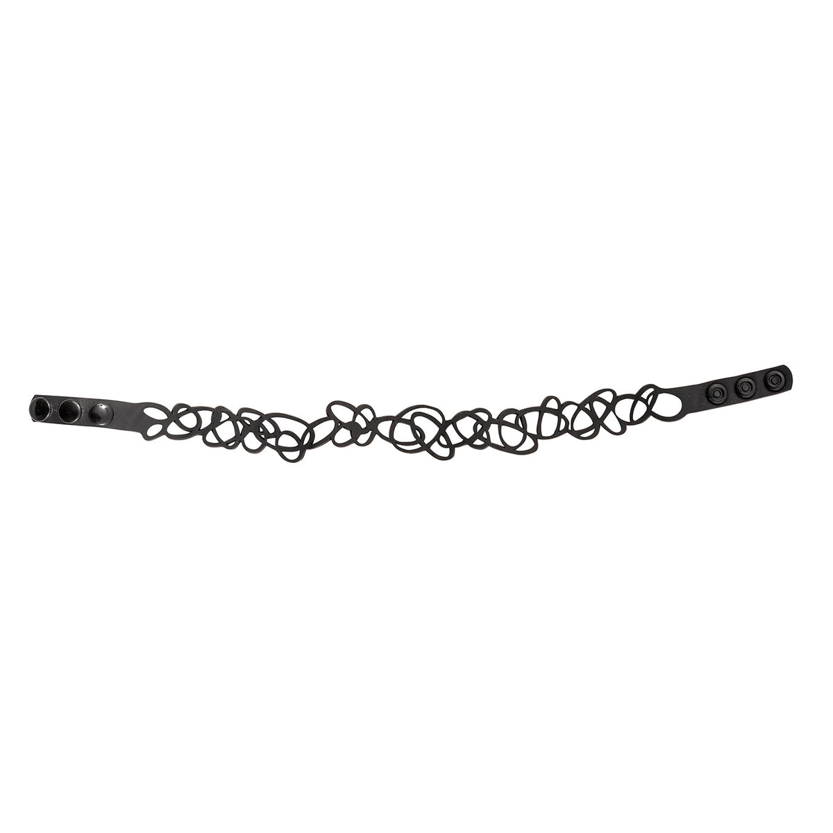 Apeiron Recycled Rubber Cutwork Choker product view