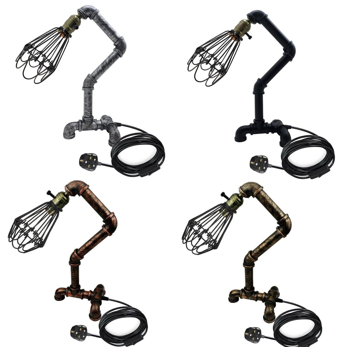 Morvoren Waterpipe Desk Lamp Industrial Meets Mermaid Whimsy - Loving you back ♥️ Free P&P