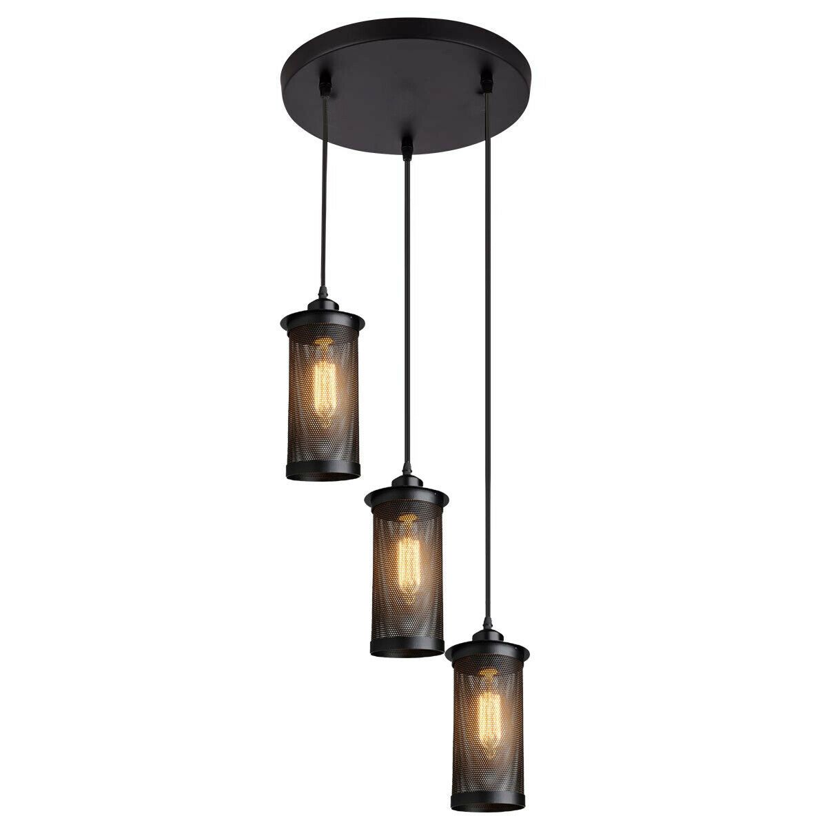 Modern Vintage Industrial Retro Loft Cluster Ceiling Lamp Shade