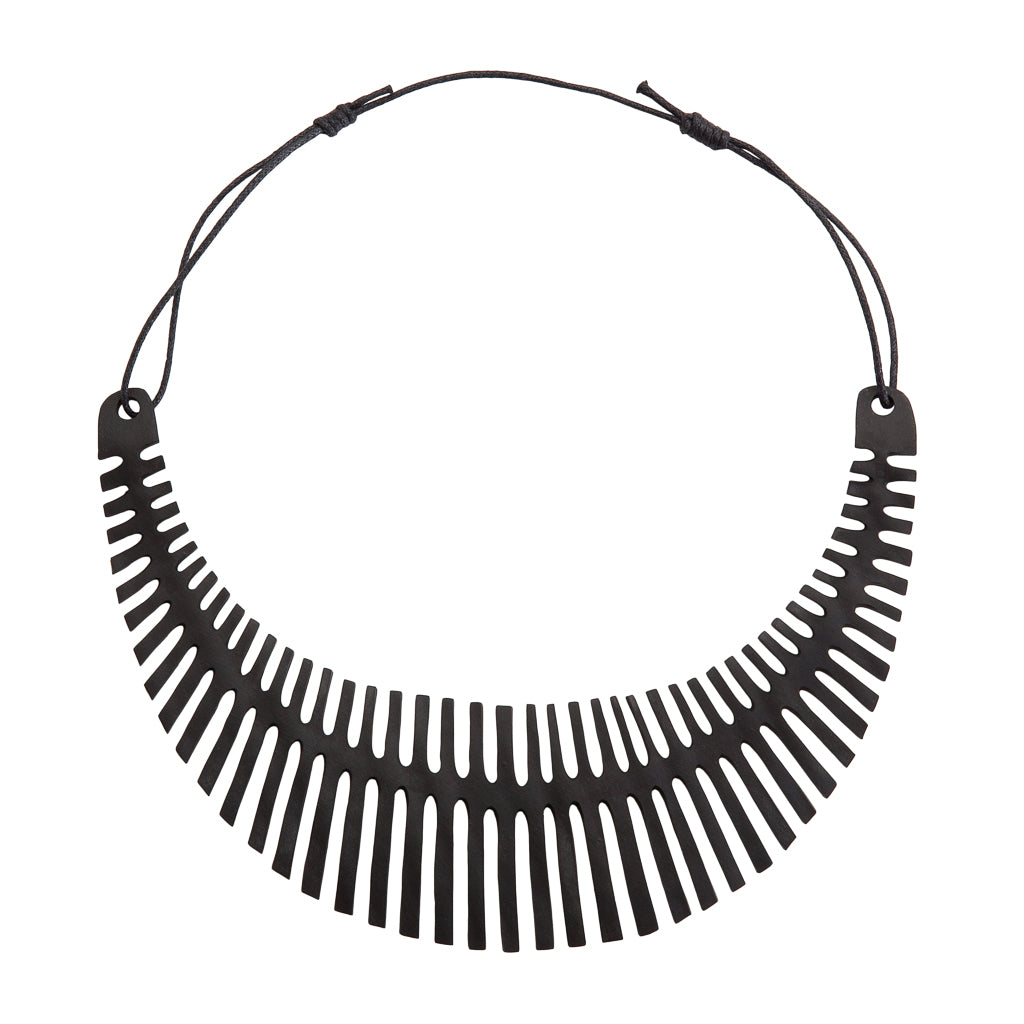 Fishbone Rubber Necklace