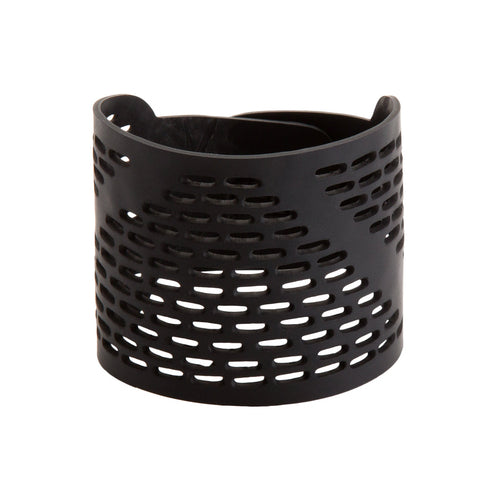 Cipher Recycled Rubber Cutwork Cuff product view