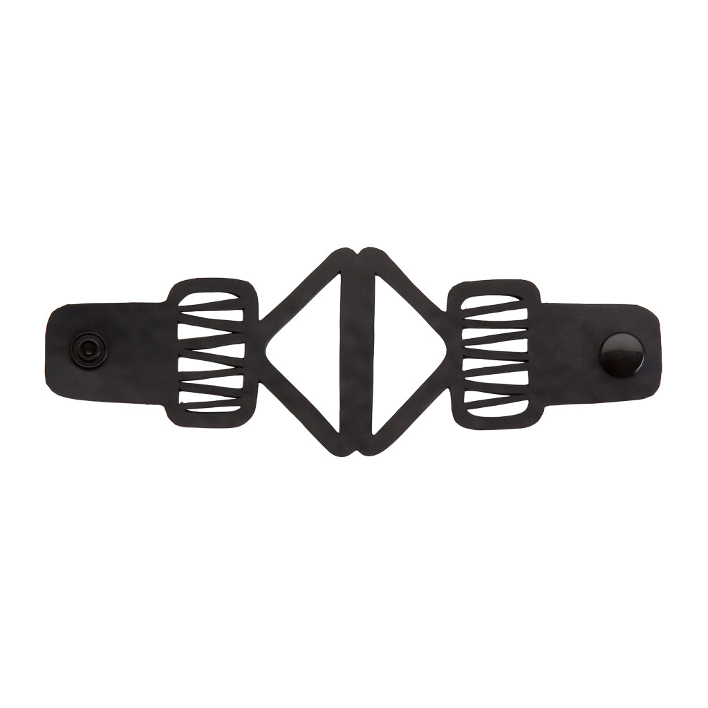 Copenhagen Geometric Recycled Rubber Cuff product view