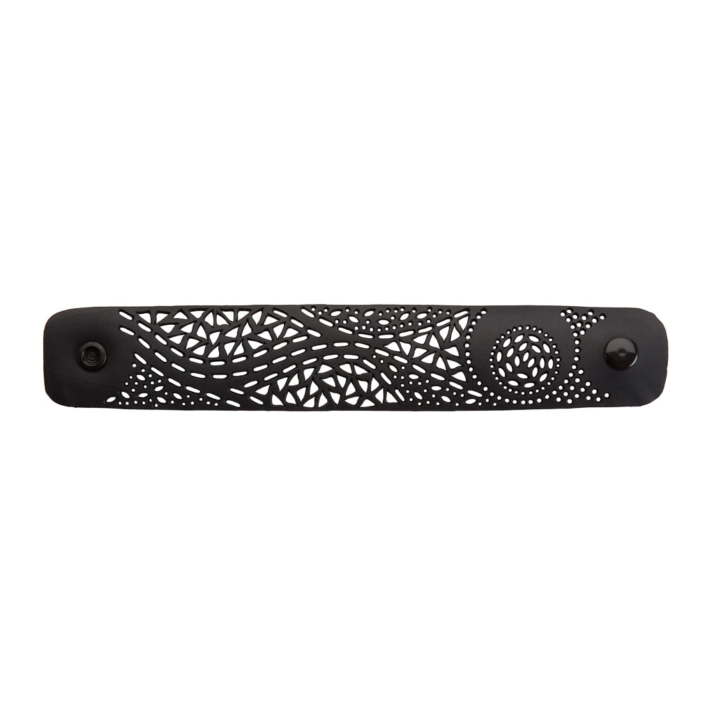 Kiki Recycled Rubber Cutwork Cuff product view