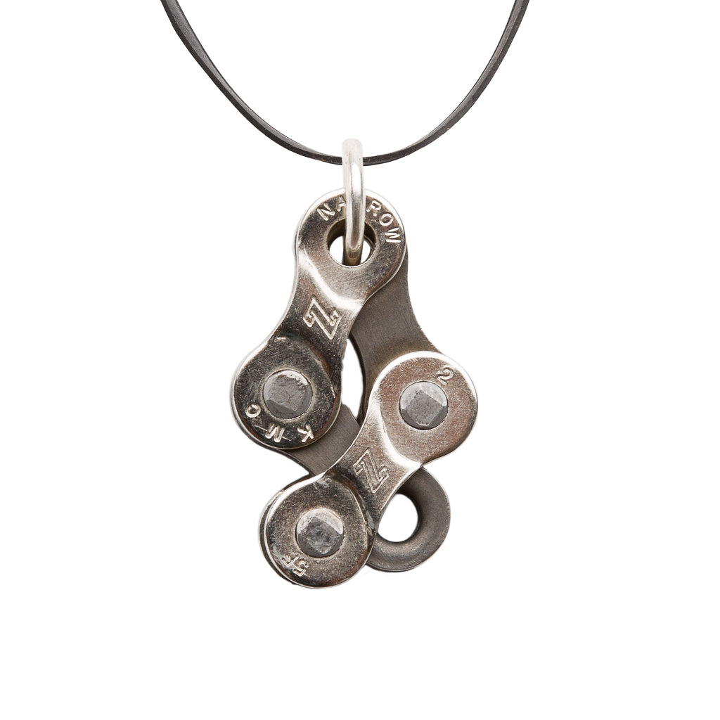 Bikeman Recycled Bike Chain Necklace product view