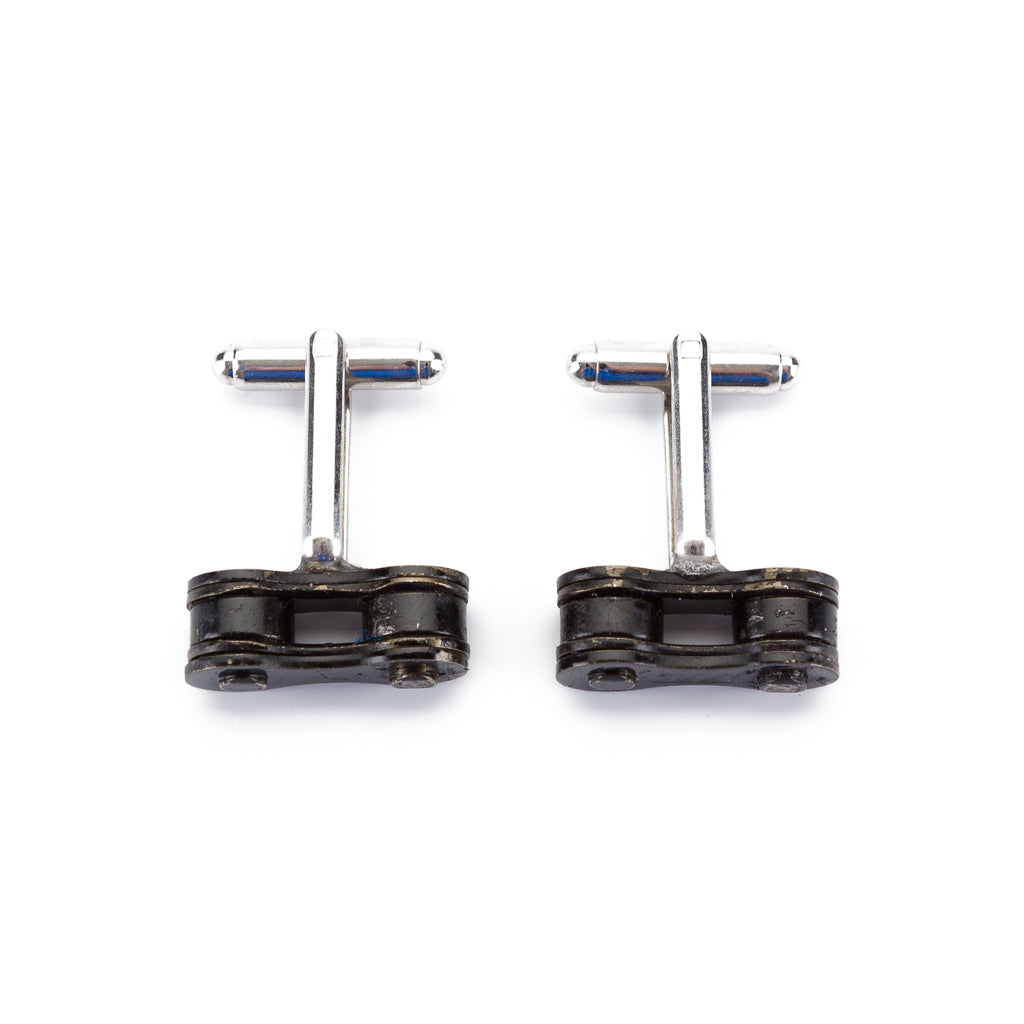 Recycled Bike Chain Cufflinks