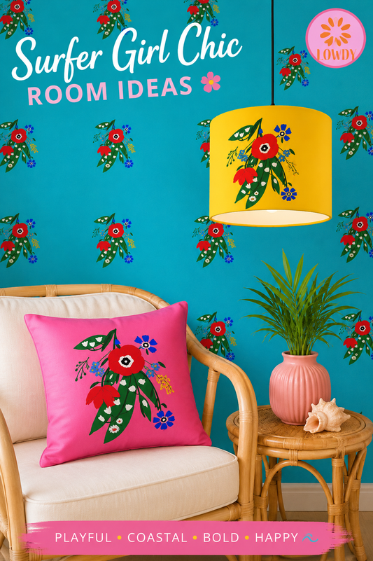 Posy Riot - Poppy Ardevora - Lampshade - Sunshine