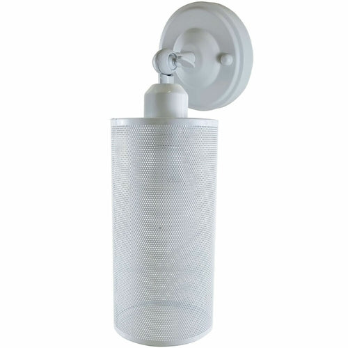Elliot Cut Out White Industrial Wall Lights