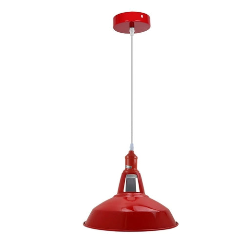 Red Retro Bedroom and Kitchen Pendant Light Shades