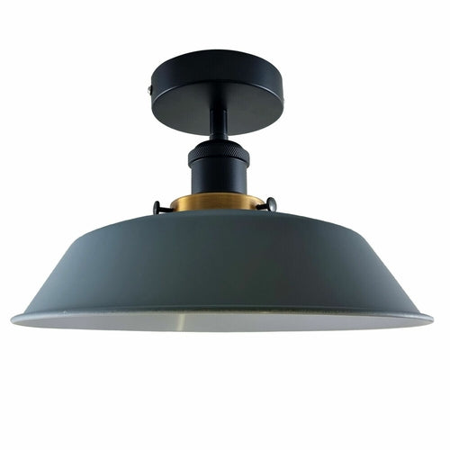 Modern Ceiling Light Fitting Flush Mount Light Metal Shade