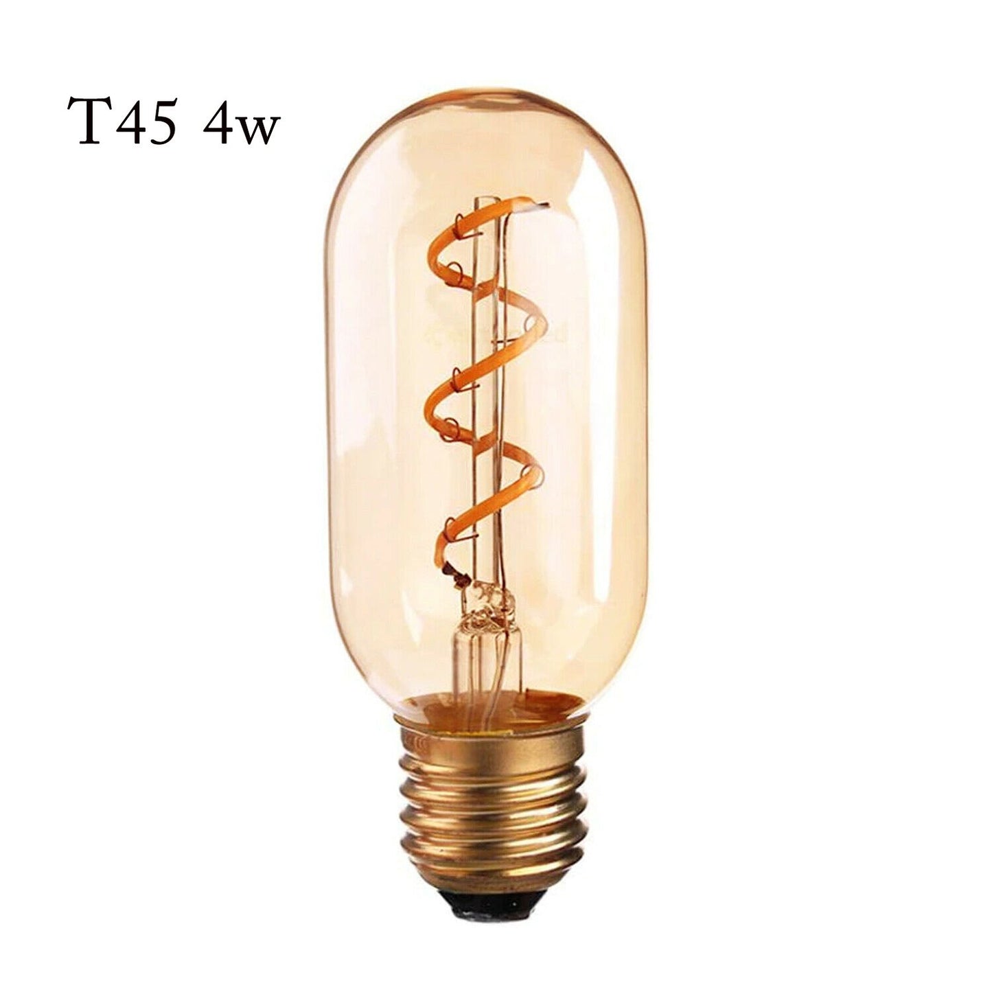 4W E27 Vintage Filament Style LED light Bulb T45 Tube