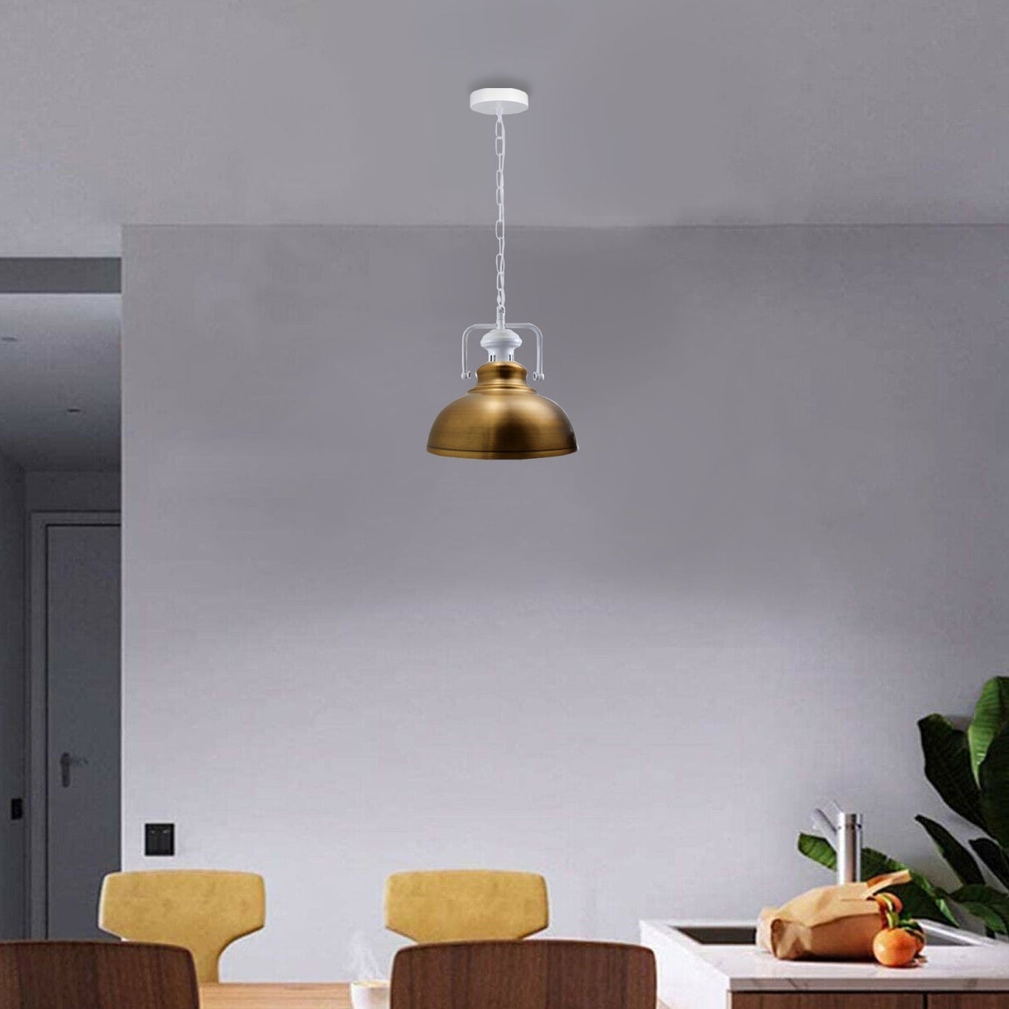 Pendant Light with Chain Indoor Lighting Various Colours